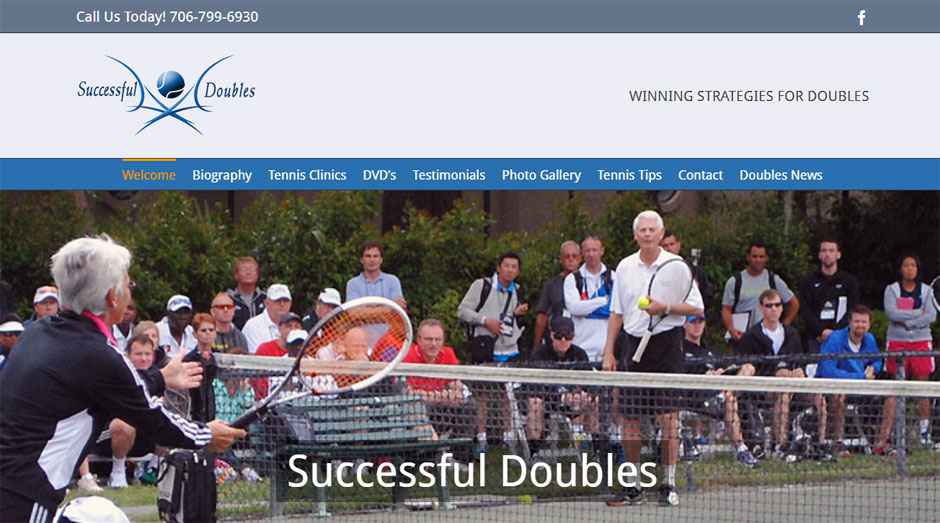 Successful Doubles website home page